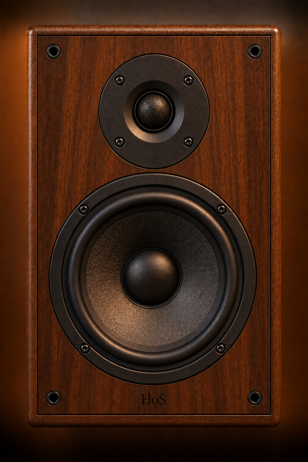 Enceinte de studio en bois